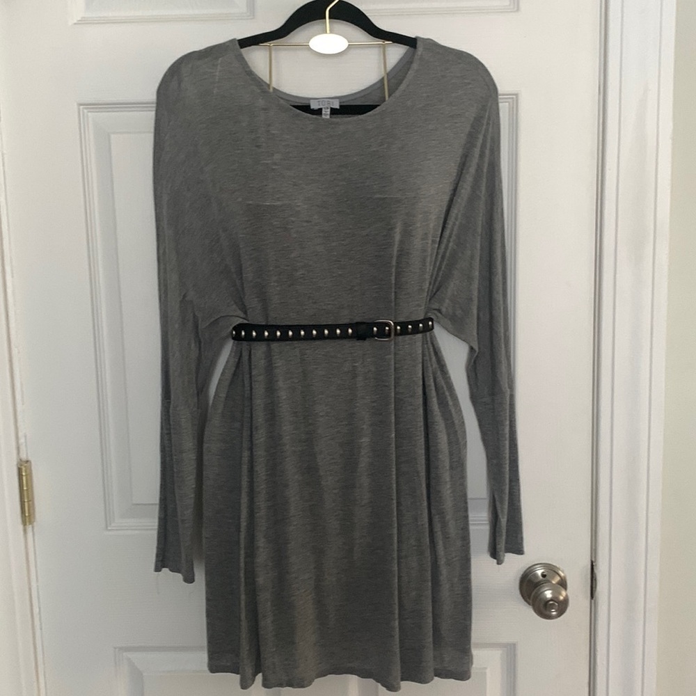 Tobi Gray Long Sleeve Dress Size S #298